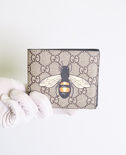 Gucci Bee Wallet, £95, Accessories, Canvas, Front view